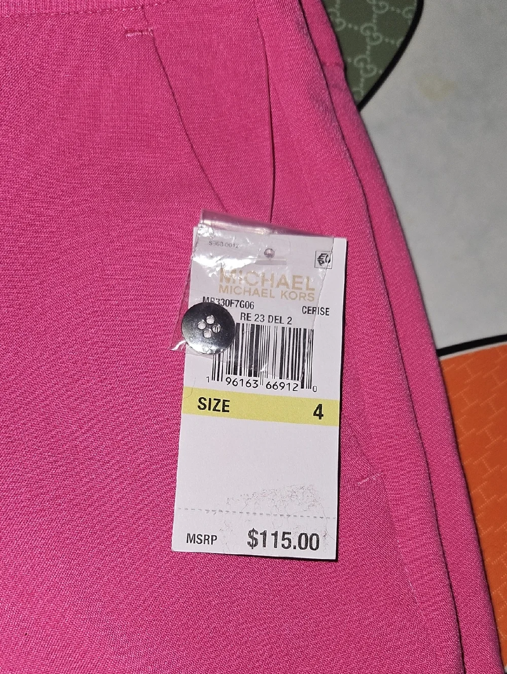 Michael Kors $115 Msrp Nwt Pink Dress Pants New With Tag